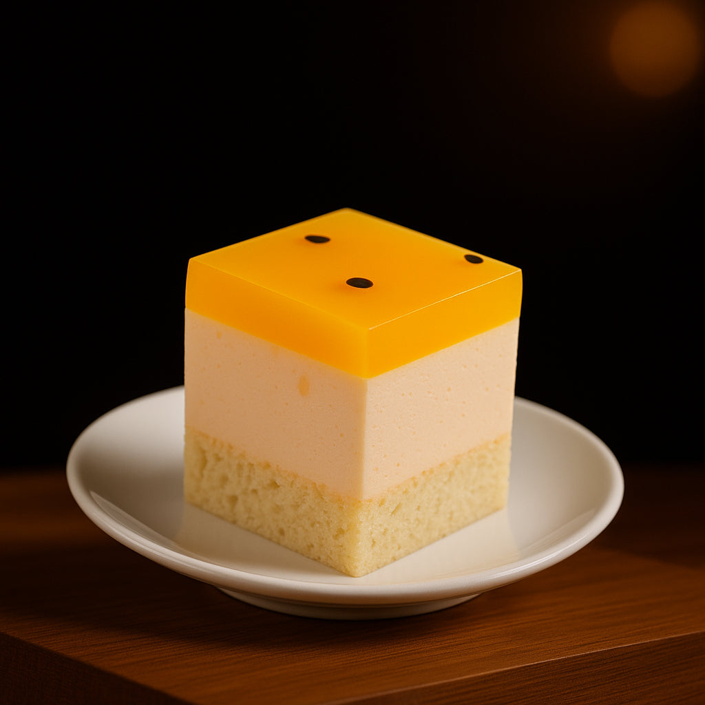 Passion Fruit Mousse Cake